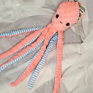 Dog Toy Pink and Blue Octopus‎